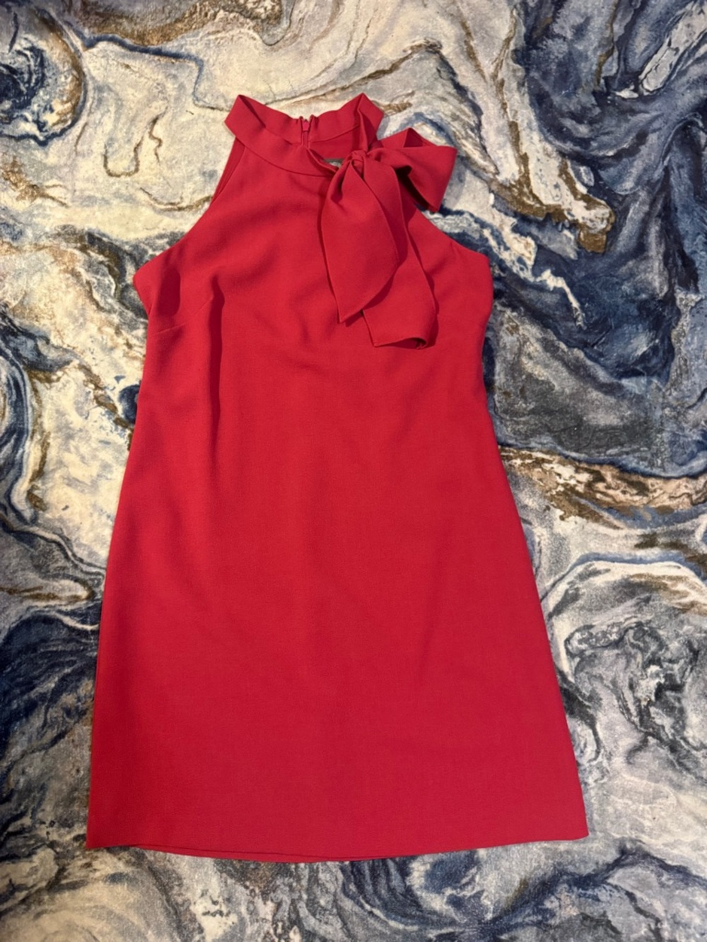 Vince Camuto Maroon Sleeveless Mini Dress